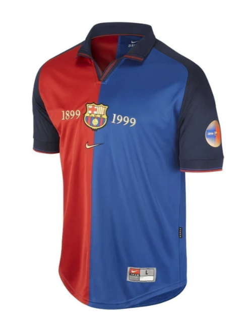 FC Barcelona 1999/2000 Home Shirt – Official Nike Centenary Jersey